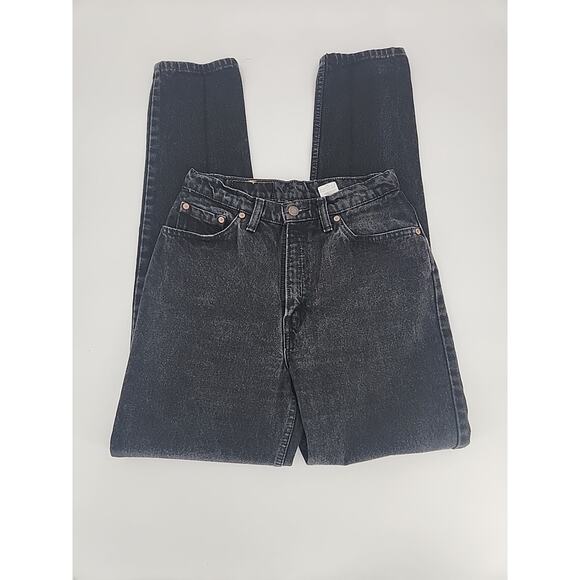 Levi's Vintage 512 Slim Fit Taper Leg Jeans USA Made Black Size 11 28x31 Women’s - Picture 6 of 11